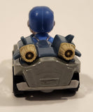 2023 Hot Wheels Racer Verse Marvel Captain America Blue and Grey Die Cast Toy Car Vehicle HKB95