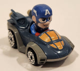2023 Hot Wheels Racer Verse Marvel Captain America Blue and Grey Die Cast Toy Car Vehicle HKB95