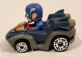 2023 Hot Wheels Racer Verse Marvel Captain America Blue and Grey Die Cast Toy Car Vehicle HKB95