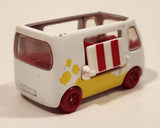 Moose Shopkins Cutie Cars Popcorn Catering Food Truck White Die Cast Toy Car Vehicle Missing The Roof