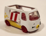 Moose Shopkins Cutie Cars Popcorn Catering Food Truck White Die Cast Toy Car Vehicle Missing The Roof