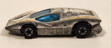 Vintage 1976 Hot Wheels Super Chromes Large Charge Aeroflash Red Lines Chrome Die Cast Toy Car Vehicle