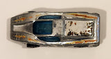 Vintage 1976 Hot Wheels Super Chromes Large Charge Aeroflash Red Lines Chrome Die Cast Toy Car Vehicle