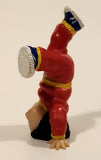 Vintage 1984 OAA Cabbage Patch Kids Handstand Red Clothes 2 1/2 PVC Toy Figure