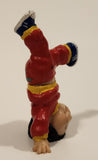 Vintage 1984 OAA Cabbage Patch Kids Handstand Red Clothes 2 1/2 PVC Toy Figure