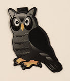 The Diploma Mill Inc Denver Colorado USA Graduation Cap Owl Clip On Bookmark