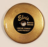 EPE Pinnacle Designs Limited Edition Elvis Presley Love Me Tender Gold Record Shaped Fridge Magnet