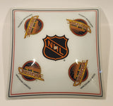 Vintage NHL Vancouver Canucks Retro Logo 13 1/2" x 13 1/2" Glass Ceiling Light Cover