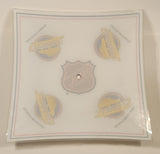 Vintage NHL Vancouver Canucks Retro Logo 13 1/2" x 13 1/2" Glass Ceiling Light Cover