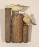 Seagull Sea Birds On Wood Pilings Fridge Magnet