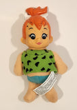1994 Days Inn Travel Buddies HBPI Hanna Barbera The Flintstones Pebbles 6 1/2" Tall Stuffed Toy Doll Figure with Plastic Head