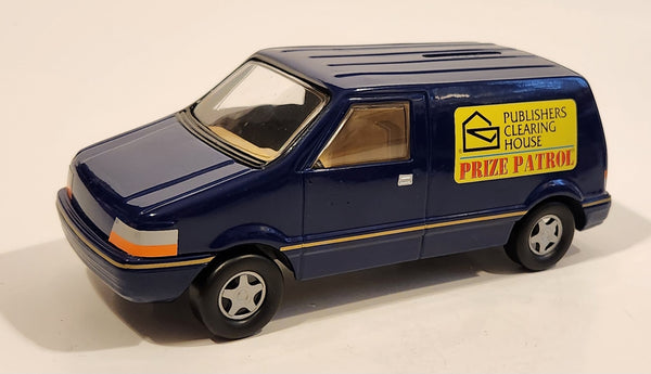 1997 Publishers Clearing House Prize Patrol Blue Van Die Cast Toy Car Coin Bank