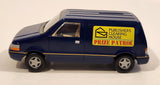 1997 Publishers Clearing House Prize Patrol Blue Van Die Cast Toy Car Coin Bank