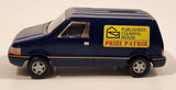 1997 Publishers Clearing House Prize Patrol Blue Van Die Cast Toy Car Coin Bank