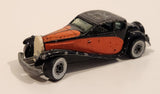 1981 Hot Wheels '37 Bugatti Black Red Die Cast Toy Classic Luxury Car Vehicle