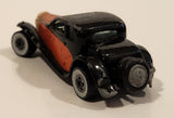 1981 Hot Wheels '37 Bugatti Black Red Die Cast Toy Classic Luxury Car Vehicle