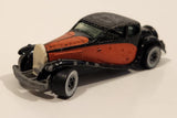 1981 Hot Wheels '37 Bugatti Black Red Die Cast Toy Classic Luxury Car Vehicle
