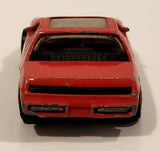 1987 Hot Wheels The Hot Ones Pontiac Fiero 2M4 Red Die Cast Toy Sports Car Vehicle - GHO