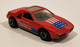 1987 Hot Wheels The Hot Ones Pontiac Fiero 2M4 Red Die Cast Toy Sports Car Vehicle - GHO