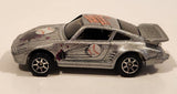 1996 Hot Wheels Sports Car Porsche 930 Home Run Silver Die Cast Toy Sports Car Vehicle
