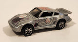 1996 Hot Wheels Sports Car Porsche 930 Home Run Silver Die Cast Toy Sports Car Vehicle