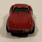 1982 Hot Wheels Gold Hot Ones Corvette Stingray Red Die Cast Toy Car Vehicle - Hong Kong