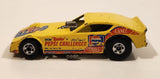 Vintage 1982 Hot Wheels Army Funny Car Pepsi Challenger Don "Snake" Prudhomme Yellow Die Cast Toy Race Car Vehicle