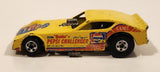 Vintage 1982 Hot Wheels Army Funny Car Pepsi Challenger Don "Snake" Prudhomme Yellow Die Cast Toy Race Car Vehicle