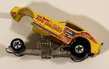 Vintage 1982 Hot Wheels Army Funny Car Pepsi Challenger Don "Snake" Prudhomme Yellow Die Cast Toy Race Car Vehicle