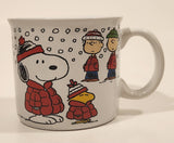 2024 Zrike Brands Peanuts Snoopy Woodstock Charlie Brown and Linus van Pelt Christmas Large Oversized Ceramic Coffee Mug Cup