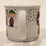 2024 Zrike Brands Peanuts Snoopy Woodstock Charlie Brown and Linus van Pelt Christmas Large Oversized Ceramic Coffee Mug Cup