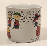 2024 Zrike Brands Peanuts Snoopy Woodstock Charlie Brown and Linus van Pelt Christmas Large Oversized Ceramic Coffee Mug Cup