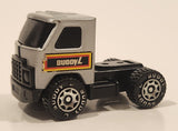 Vintage Buddy L Pressed Steel Mack Semi Truck Silver Die Cast Toy Car Vehicle Made in Hong Kong
