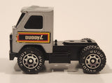 Vintage Buddy L Pressed Steel Mack Semi Truck Silver Die Cast Toy Car Vehicle Made in Hong Kong