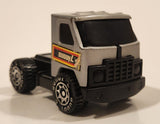 Vintage Buddy L Pressed Steel Mack Semi Truck Silver Die Cast Toy Car Vehicle Made in Hong Kong
