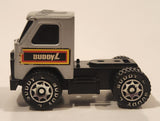 Vintage Buddy L Pressed Steel Mack Semi Truck Silver Die Cast Toy Car Vehicle Made in Hong Kong
