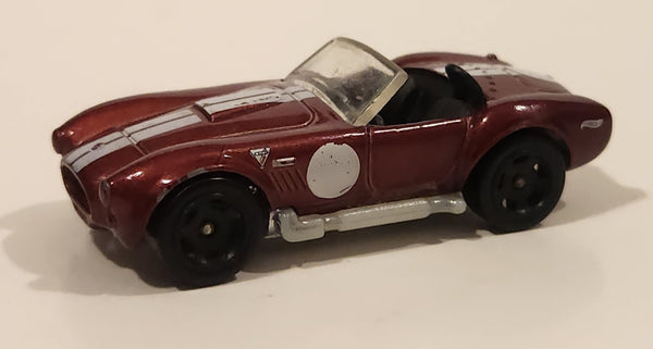 2021 Hot Wheels Muscle Mania Mustang Cobra 427 S/C Burgundy Red Die Cast Toy Car Vehicle