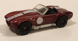 2021 Hot Wheels Muscle Mania Mustang Cobra 427 S/C Burgundy Red Die Cast Toy Car Vehicle