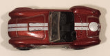 2021 Hot Wheels Muscle Mania Mustang Cobra 427 S/C Burgundy Red Die Cast Toy Car Vehicle