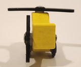 Melissa & Doug Rescue Helicopter Yellow Wood Toy Aircraft Vehicle