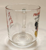 Vintage 1988 Luminarc The Family Channel with The Disney magic Mickey Mouse Glass Coffee Mug Cup