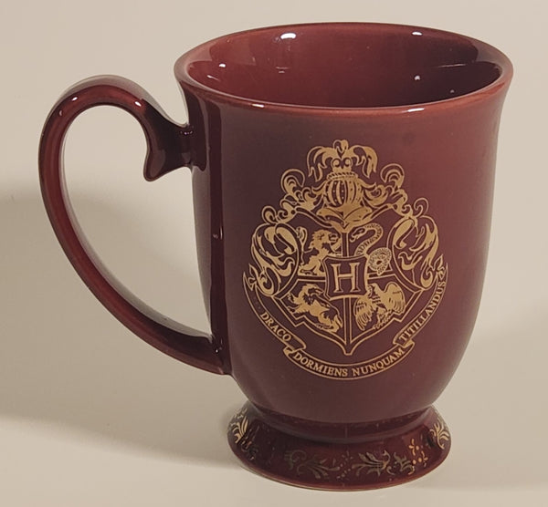 2016 Paladone Harry Potter Hogwarts Draco Dormiens Nunquam Titillandus Dark Red Coffee Mug Cup