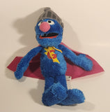 2010 Hasbro Sesame Street Super Grover Talking 15" Stuffed Plush Toy