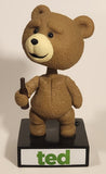 2012 Funko Wacky Wobbler Ted with Beer Bottle 6 1/4" Tall Talking Toy Figure
