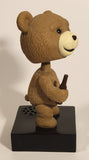 2012 Funko Wacky Wobbler Ted with Beer Bottle 6 1/4" Tall Talking Toy Figure