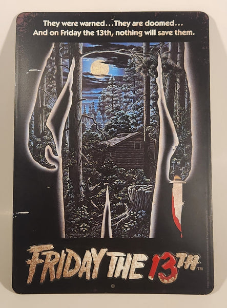 Open Road Brands Friday The 13th 9" x 13" Embossed Tin Metal Sign