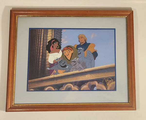 1997 The Disney Store The Hunchback of Notre Dame Exclusive Commemorative Lithograph Wood Framed Print