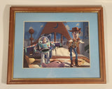 1996 The Disney Store Toy Story Exclusive Commemorative Lithograph Wood Framed Print
