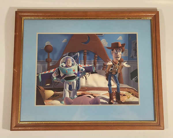 1996 The Disney Store Toy Story Exclusive Commemorative Lithograph Wood Framed Print