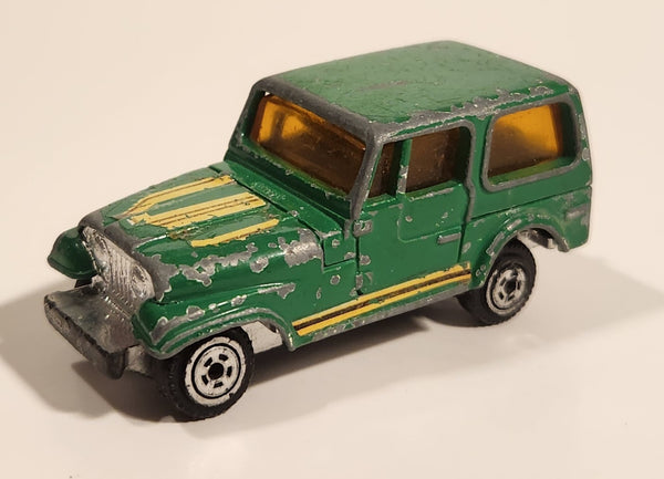 Vintage 1979 Kidco Jeep CJ-7 Hardtop Green Die Cast Toy Car Vehicle Made in Hong Kong